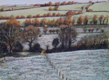 frosty morning, Manning`s Pit, Barnstaple