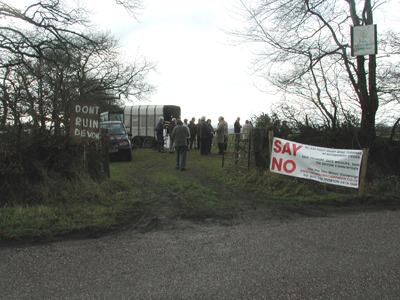 entrance to field