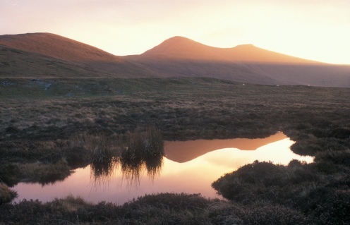 Pen y Fan at sunset