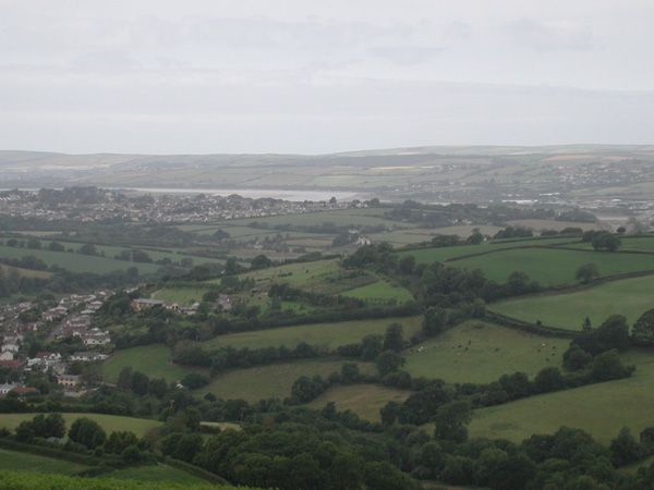 Barnstaple from Codden Hill