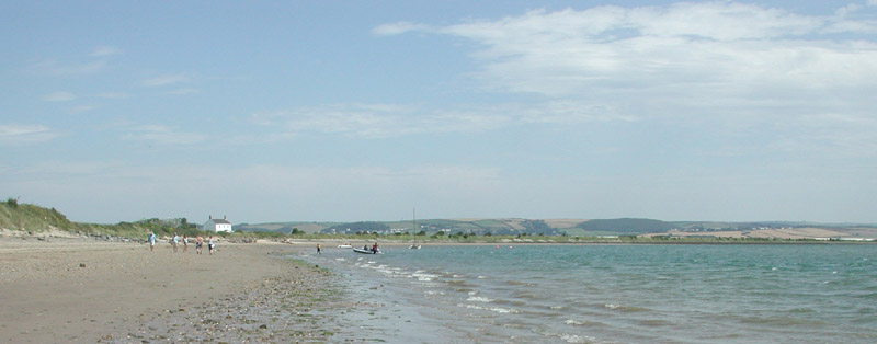 Looking towards the hills above the Taw Estuary