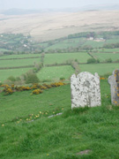Gravestone on Brent Tor