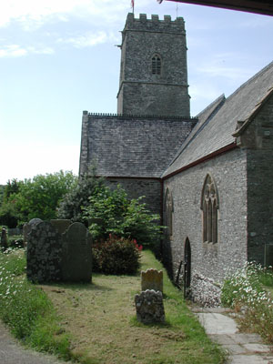 back at the church
