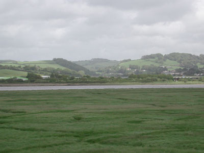 Looking towards the
              hills of home