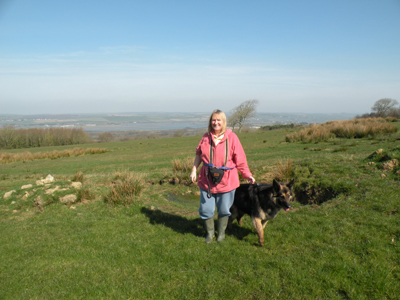 The Bickleton site overlooking the Taw Estuary