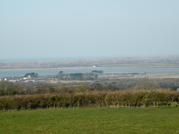 White House, Braunton Burrows, from Bikletone turbine site