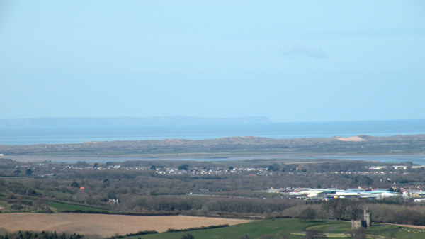 White house and Braunton Burrows