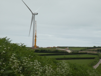 Turbine Number 6 with crane