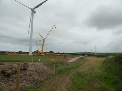 Turbine Number 6 and others behind