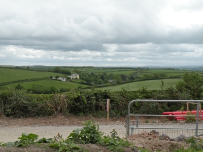 View towards Beara, with dartmoor in the distance