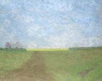 Tillingham Marshes, pastel